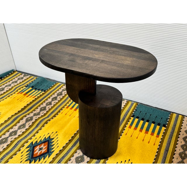 Mid-Century Modern Ferm Living Insert Side Table, Black Stained Ash For Sale - Image 3 of 12