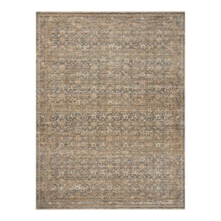 Amber Lewis x Loloi Molly Denim / Gold 7'-10" x 10' Area Rug For Sale