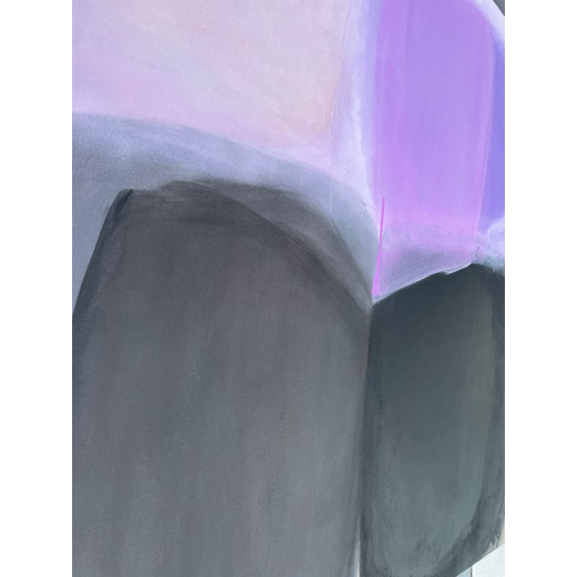 Lovefool (Wallflower Series) Lavender Color Field Abstract Painting For Sale - Image 10 of 11