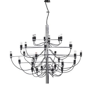 Model 2097/30 Chandelier by Gino Sarfatti for Flos, Italy, 1960s For Sale