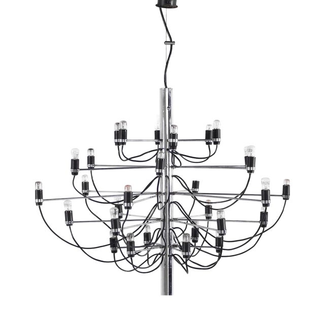Model 2097/30 Chandelier by Gino Sarfatti for Flos, Italy, 1960s For Sale