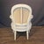 19th Century French Louis XVI Painted Neoclassical Fauteuil Armchairs -a Pair For Sale - Image 11 of 11