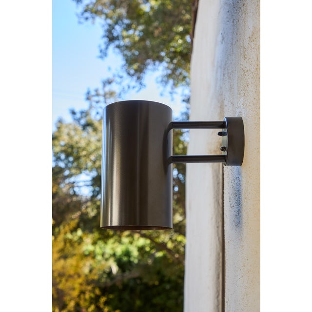 Örsjö Hans-Agne Jakobsson C627/110 'Rulle' Sconce in Painted Bronze For Sale - Image 4 of 12