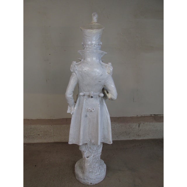 Large Mid Century Italian Ceramic Grenadier Sculpture For Sale - Image 4 of 15