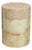 Beige Marble and Green Onyx Side Table by Forzini For Sale