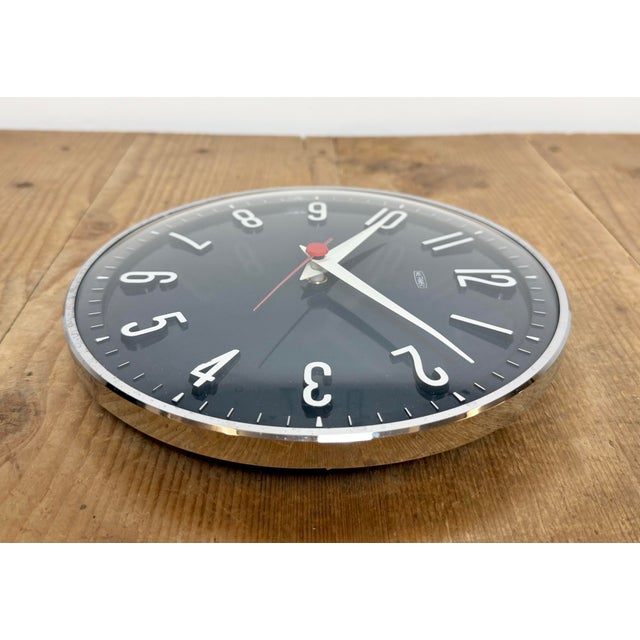 Vintage Dark Blue Wall Clock from Metamec, 1970s For Sale - Image 15 of 18