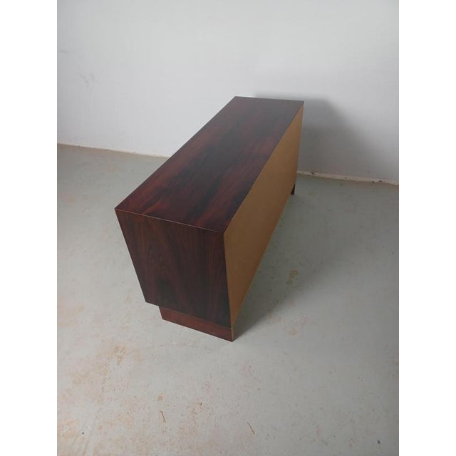 Wood Restored and Refinished Danish Rosewood Sideboard Cabinet, 1970s For Sale - Image 7 of 11