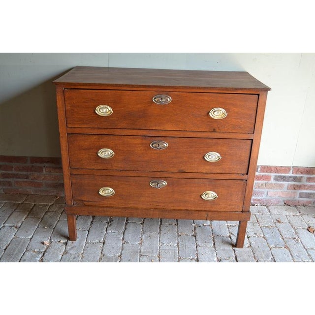 Antique Oak Empire Chest of Drawers For Sale - Image 8 of 10