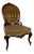 19th Century Victorian Walnut Armchair For Sale