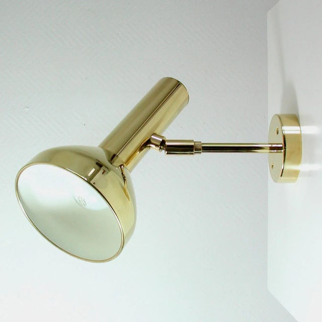 Mid-Century German Brass Wall Light Sconce from Cosack, 1960s For Sale - Image 4 of 14