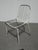 Pair of Vintage Mid Century White Iron Side Chairs For Sale - Image 4 of 12