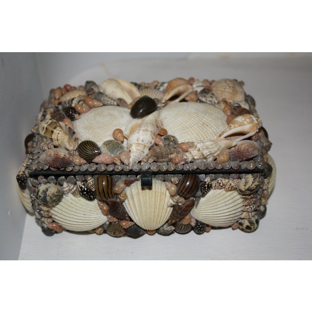 Vintage Shell Covered Box Chairish