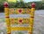 Textile Vintage Handpainted Spanish Folk Art Chair For Sale - Image 7 of 7