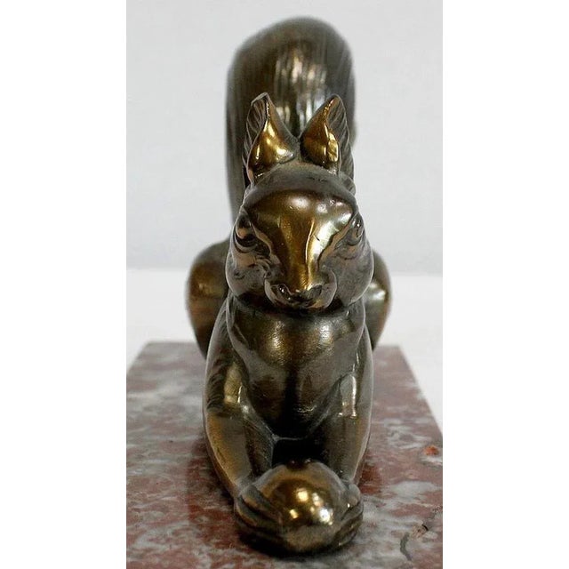 Brown Squirrels Bookends, 1920, Set of 2 For Sale - Image 8 of 18