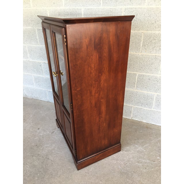 Statton Centennial Finish Solid Cherry Media Chairish