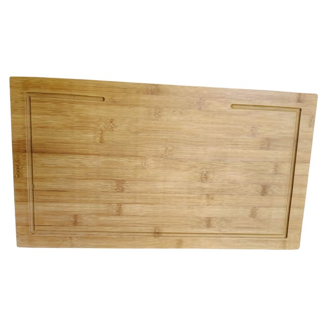 Mid-Century Modern Vintage Mid-Century Modern Wrought Iron Wine Rack & Bar in the Style of Arthur Umanoff, With Detachable Bamboo Cheese Board For Sale - Image 3 of 7