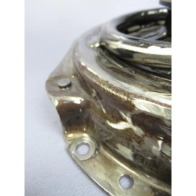 Italian Modern Spring Metal Table Lamp by Simon Saronni, 1980s For Sale - Image 9 of 11