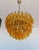 Mid-Century Modern Vintage Murano Glass Chandelier with 111 Amber Poliedri, 1990s For Sale - Image 3 of 18