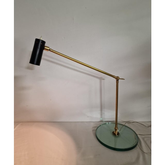 Metal Mid-Century Modern Table Lamp, 1950s For Sale - Image 7 of 17