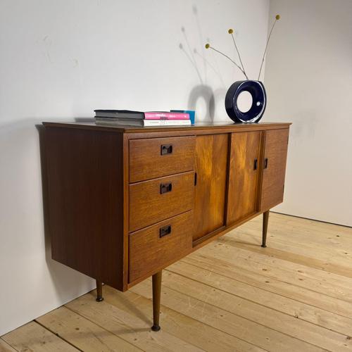 Wood Mid-Century Danish Teak Sideboard, 1960s For Sale - Image 7 of 10