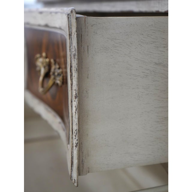 Theodore Alexander Theodore Alexander Continental Style Painted Commode Chest For Sale - Image 4 of 18