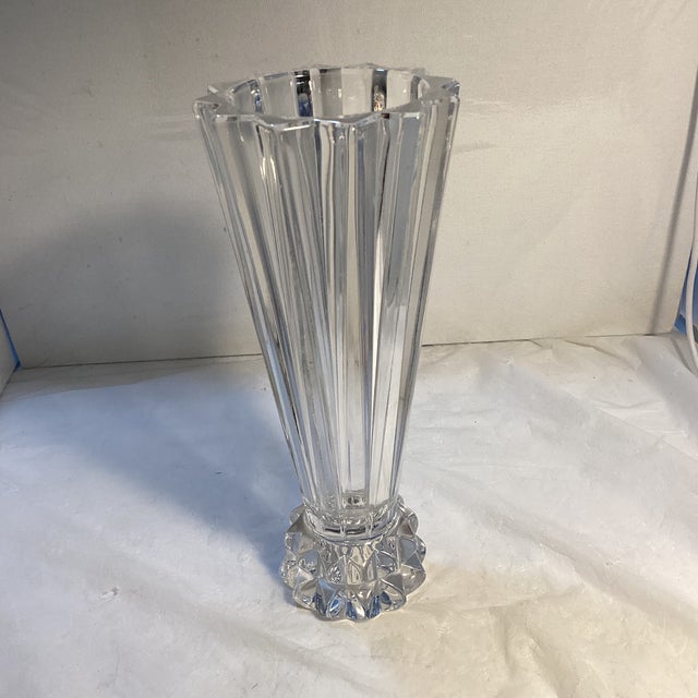 Early 20th Century Heavy Rosenthal Crystal Vase/Candleholder For Sale - Image 12 of 12