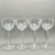 Traditional Vintage Waterford Crystal “Lismore” Hock Wine Glasses. Set of 4 For Sale - Image 3 of 10