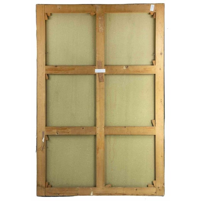 1980s Mario Sinisca, Black Dawn, 1980s, Mixed Media on Canvas For Sale - Image 5 of 6