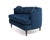 Wood Mid Century Half Moon Lounge Chair & Ottoman After Adrian Pearsall Satellite Havana Knoll Fabric For Sale - Image 7 of 18