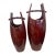 Vintage, Mid-Century Style Oxblood Red Ceramic Umbrella Stand and Vase For Sale
