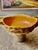 1940s Vintage 1940s Roseville Pottery Clematis Console Bowl 457-8 Autumn Brown MCM For Sale - Image 5 of 12
