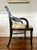 Mid 20th Century Vintage Regency Style Ebonized Chairs in Scalamandré Silk, a Pair For Sale - Image 5 of 9