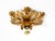 Mid-Century Modern Brutalist Florentine Gold-Plated Iron Ceiling Lamp, 1960s For Sale - Image 3 of 18