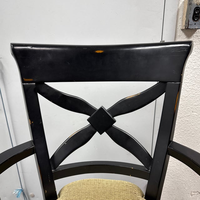Black Frontgate Lille Bar Stool For Sale - Image 8 of 12