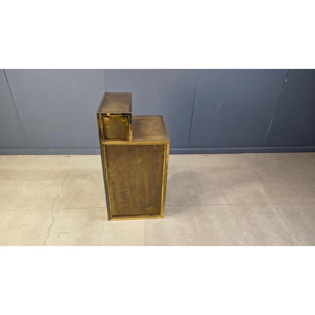 Vintage Brass Bar Counter by Belgochrom, 1970s For Sale - Image 8 of 18