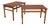 Danish Modern Side Tables in Teak and Beech, 1950s, Set of 2 For Sale