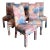 Postmodern Multi Colored Parsons Dining Chairs - Set of 6 For Sale