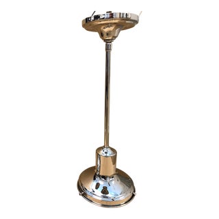 Schoolhouse Electric "Harding" Pendent in Polished Nickel For Sale