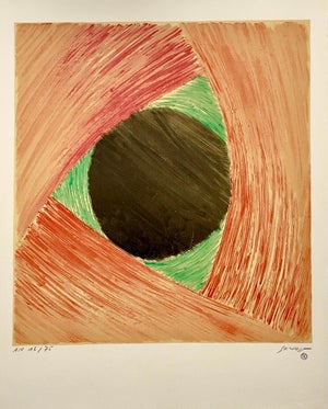 Léopold Survage, Russian French Avant Garde Lithograph Rhythm in Colour Vibrant Abstract Print, 1967-1968