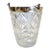 Antique Grinsell Cut Glass & Silver Ice Bucket, Made in England For Sale