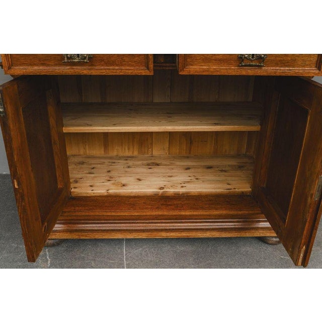 Gründerzeit Cupboard in Oak, 1800s For Sale - Image 16 of 18