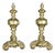 Louis XIV French Bronze Firedogs, 19th Century, Set of 2 For Sale