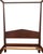 Vintage Traditional Chippendale Style Solid Mahogany Queen Size Four Poster Pencil Canopy Bed For Sale - Image 9 of 11