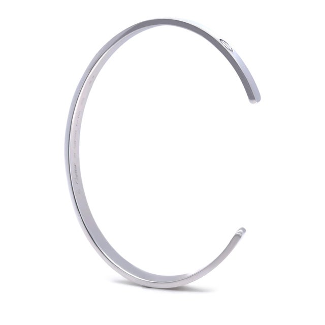 2020s Cartier 18ct White Gold Love Cuff Bracelet 27.7g For Sale - Image 5 of 14