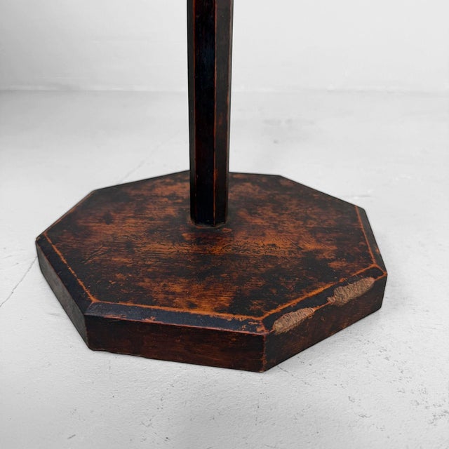 Antique Japanese Wooden Shokudai Candleholder, 1870s For Sale - Image 4 of 10