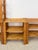 Wood Vintage Modular Pine 4-Piece Shelf Unit Rustic Stackable Bookcase Organic Modern For Sale - Image 7 of 10