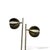 Mid-Century Brass Table Lamp with Dual Orb Marble Base, 1960s For Sale - Image 4 of 9