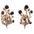 Hollywood Regency Italian Hand-Forged Rose Wall Lamps, 1950s, Set of 2 For Sale - Image 15 of 15