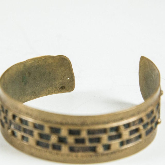 Mid-Century Modern Mid-Century Handcrafted Copper Bracelet, 1970s For Sale - Image 3 of 9