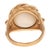 Mid 20th Century 14k Gold Mabè Pearl & Diamond Ring Vintage For Sale - Image 5 of 7